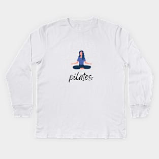 Pilates is my joy, Keep Calm & Pilates T-shirt Coffee Mug Apparel Hoodie Sticker Gift Kids Long Sleeve T-Shirt